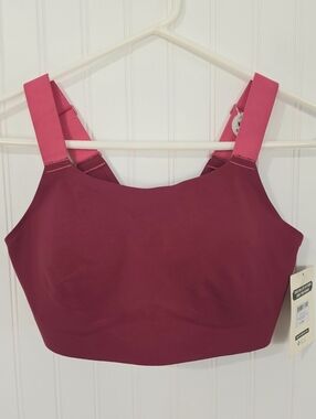 Duluth Trading Co. | NWT Adjustabust Bonded Back Clasp Bra Deep Red Size 8